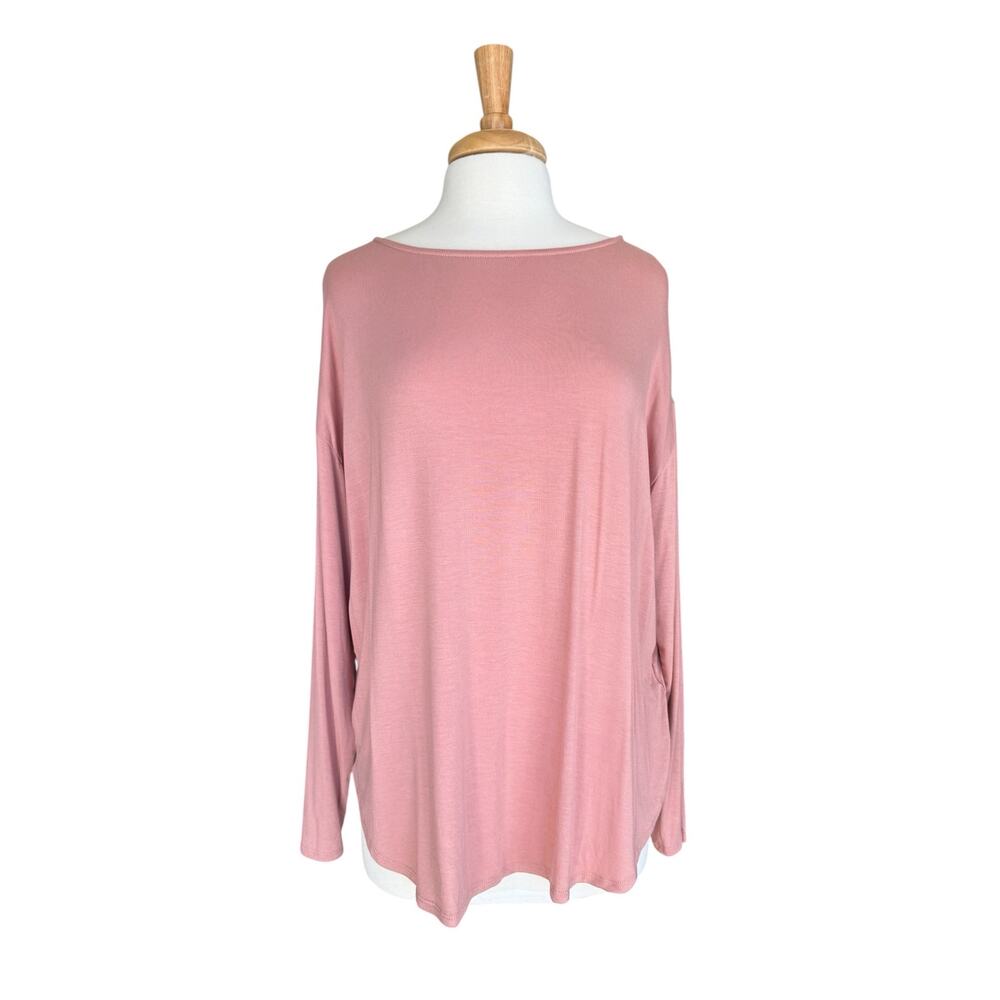 Sivana Bamboo Luxe Rosewater Dolman Tee XL Bamboo Minimalist Capsule Wardrobe